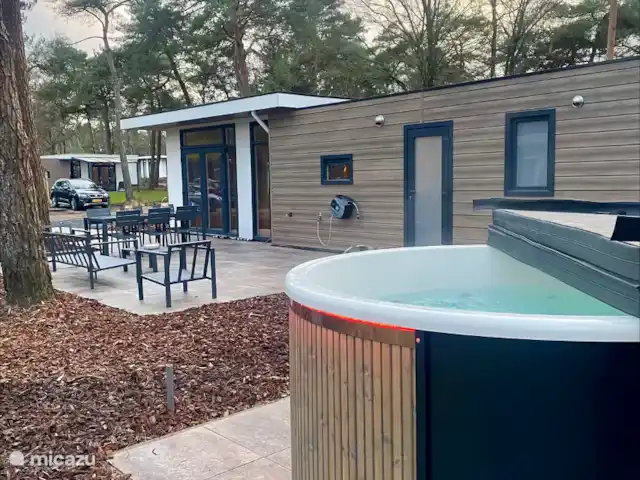 Bien-être Lodge Jacuzzi Martine | Pays-Bas, Overijssel, Haarle - chalet