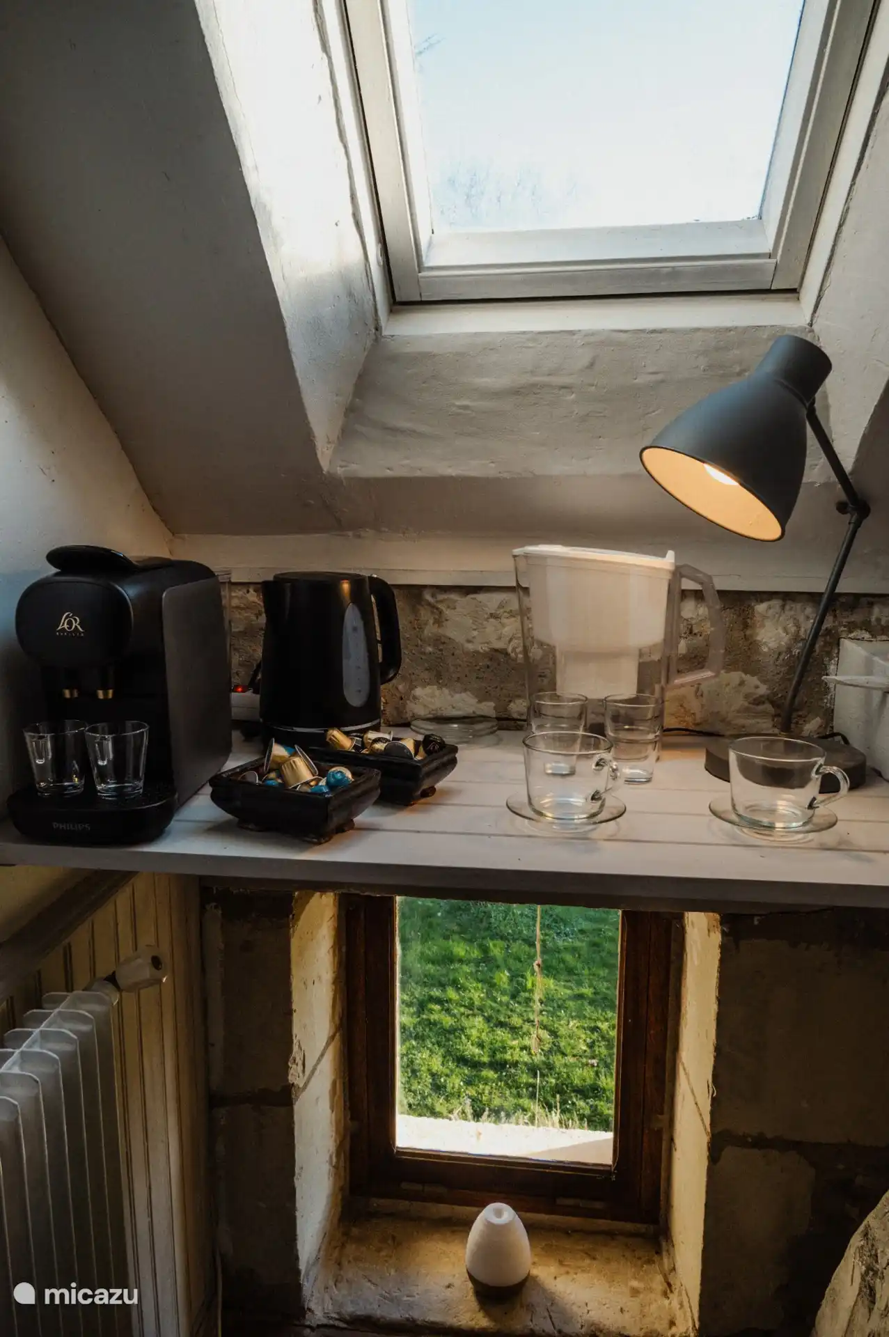 Rabelais-Zimmer mit eigenem Bad.