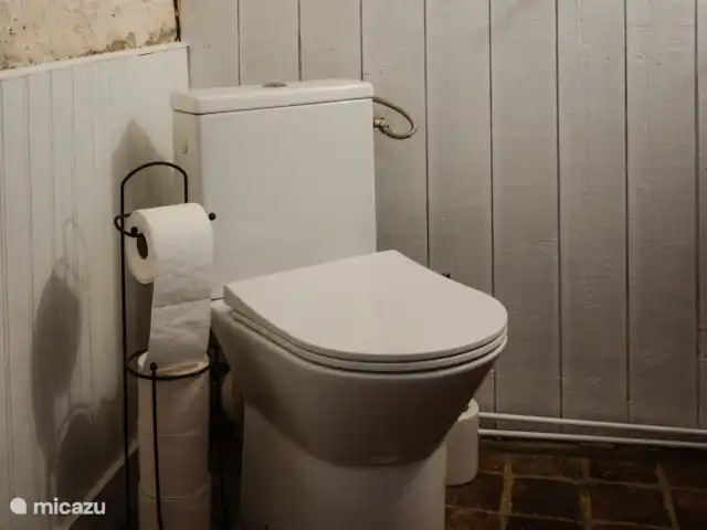 B&B BienViennue - Rabelais 2-4p | France, Indre-et-Loire, Marcilly-sur-Vienne - chambres d'hôtes Chambre Rabelais avec salle de bain attenante.