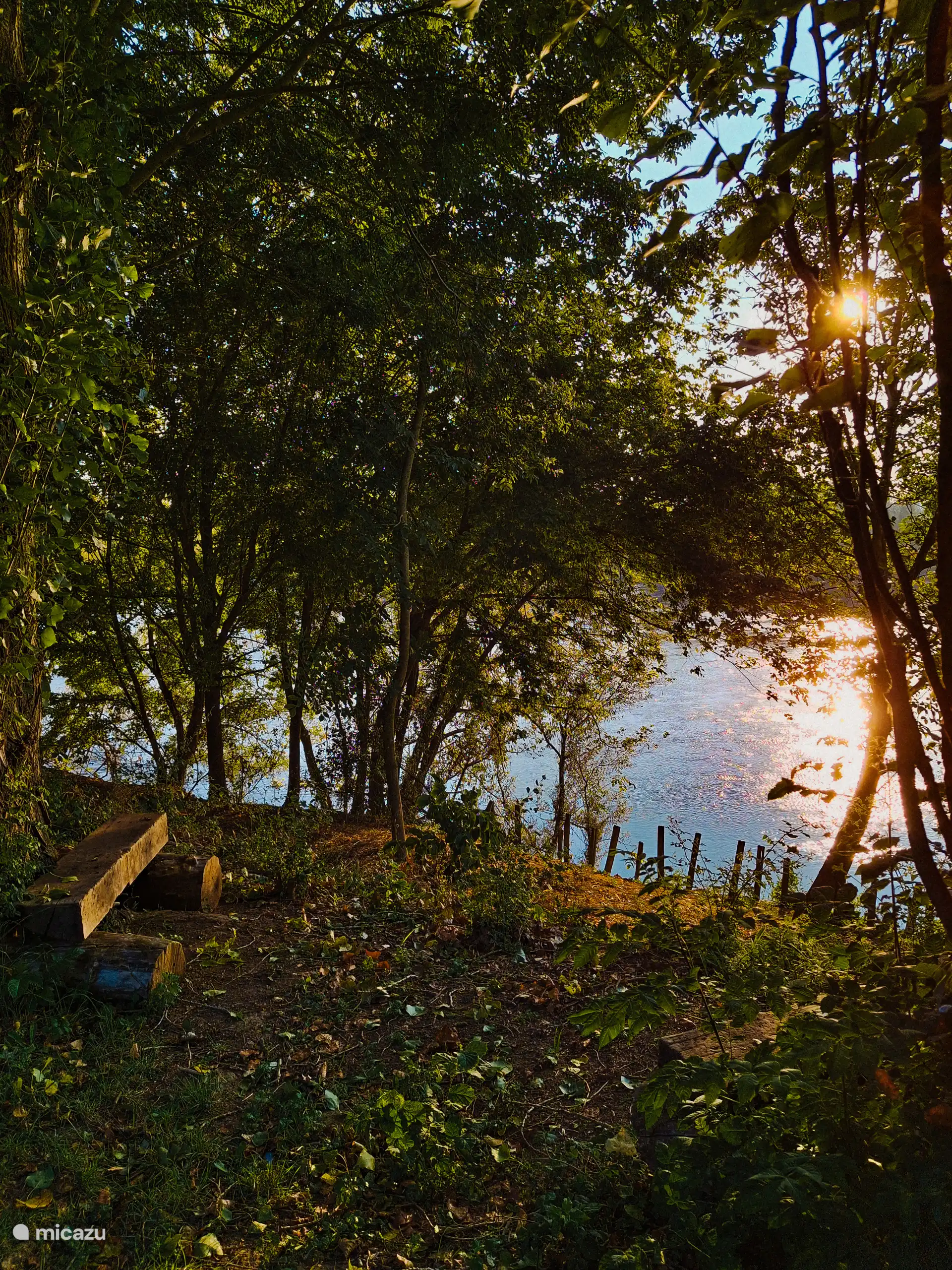 Garten am Ufer der Vienne