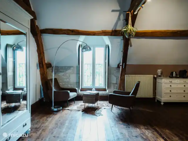 B&B BienViennue-Foulque Nerra 2-4p | France, Indre-et-Loire, Marcilly-sur-Vienne - chambres d'hôtes Chambre Foulque Nerra avec salle de bain attenante.