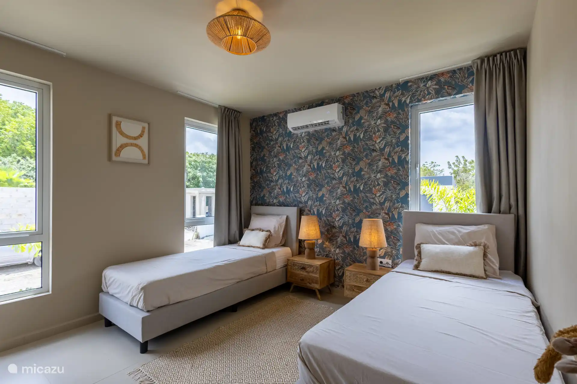 Chambre 3 avec deux lits simples