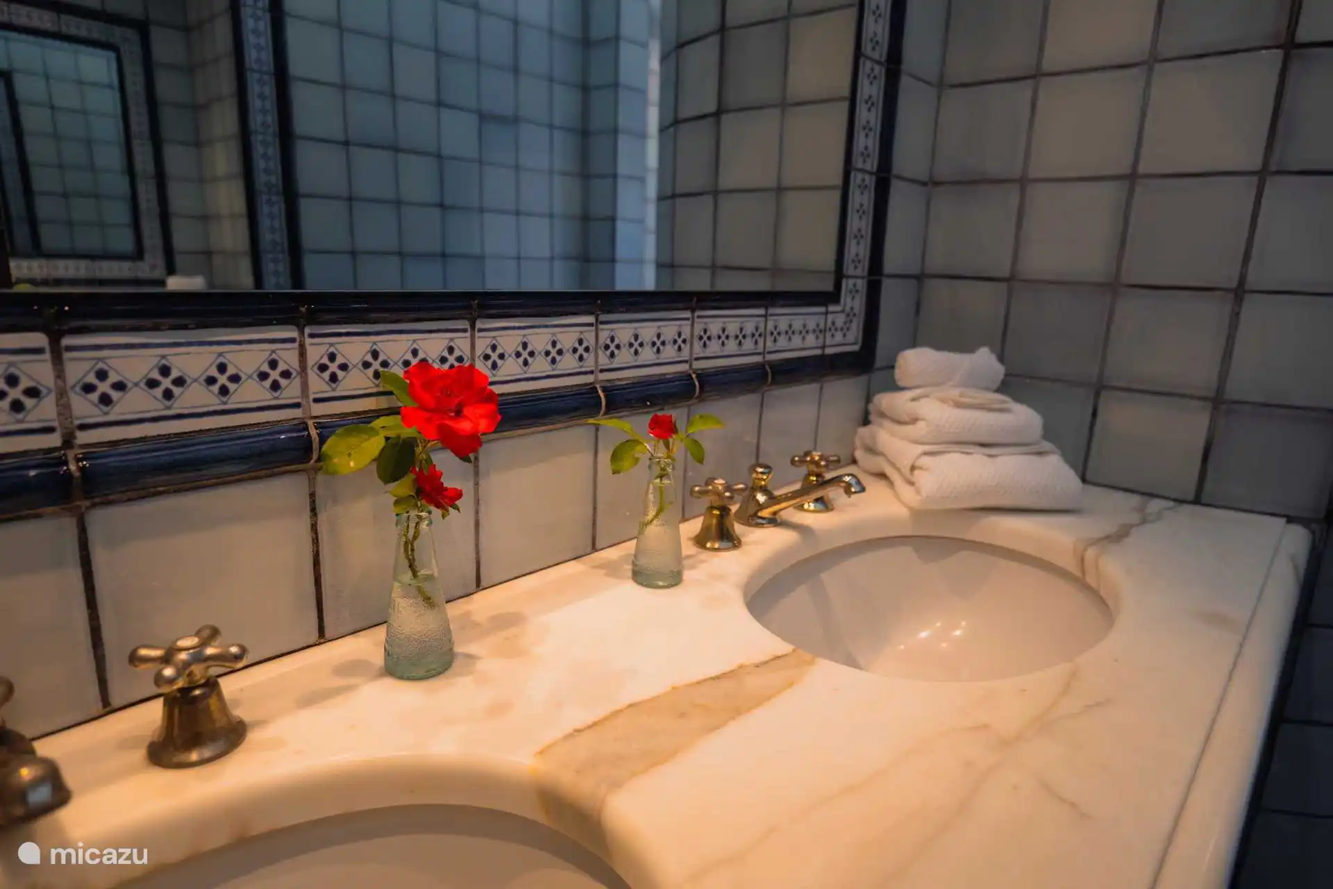 Das Hauptbadezimmer für die anderen Zimmer.