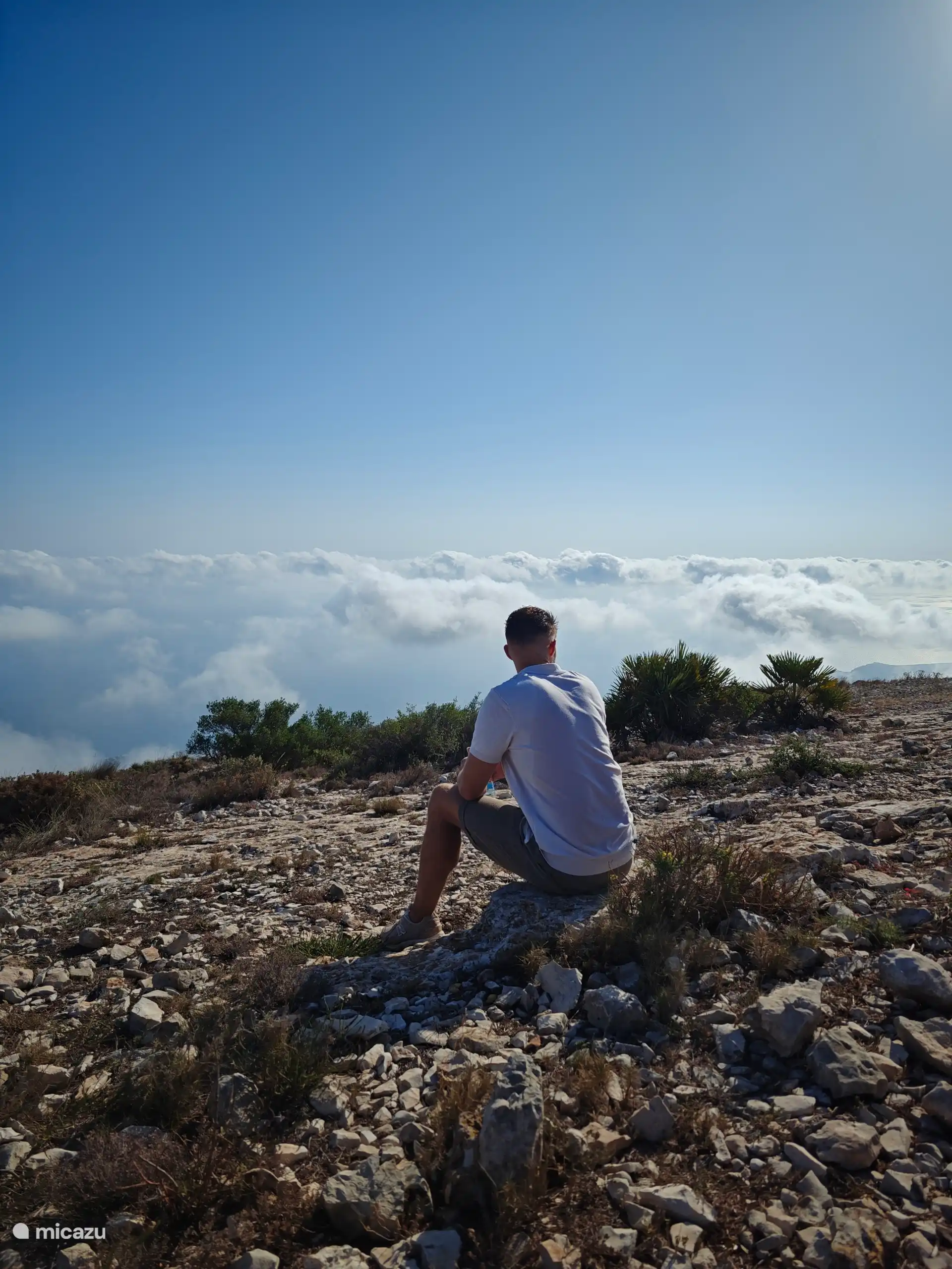 Au sommet du Montgo près de Denia.