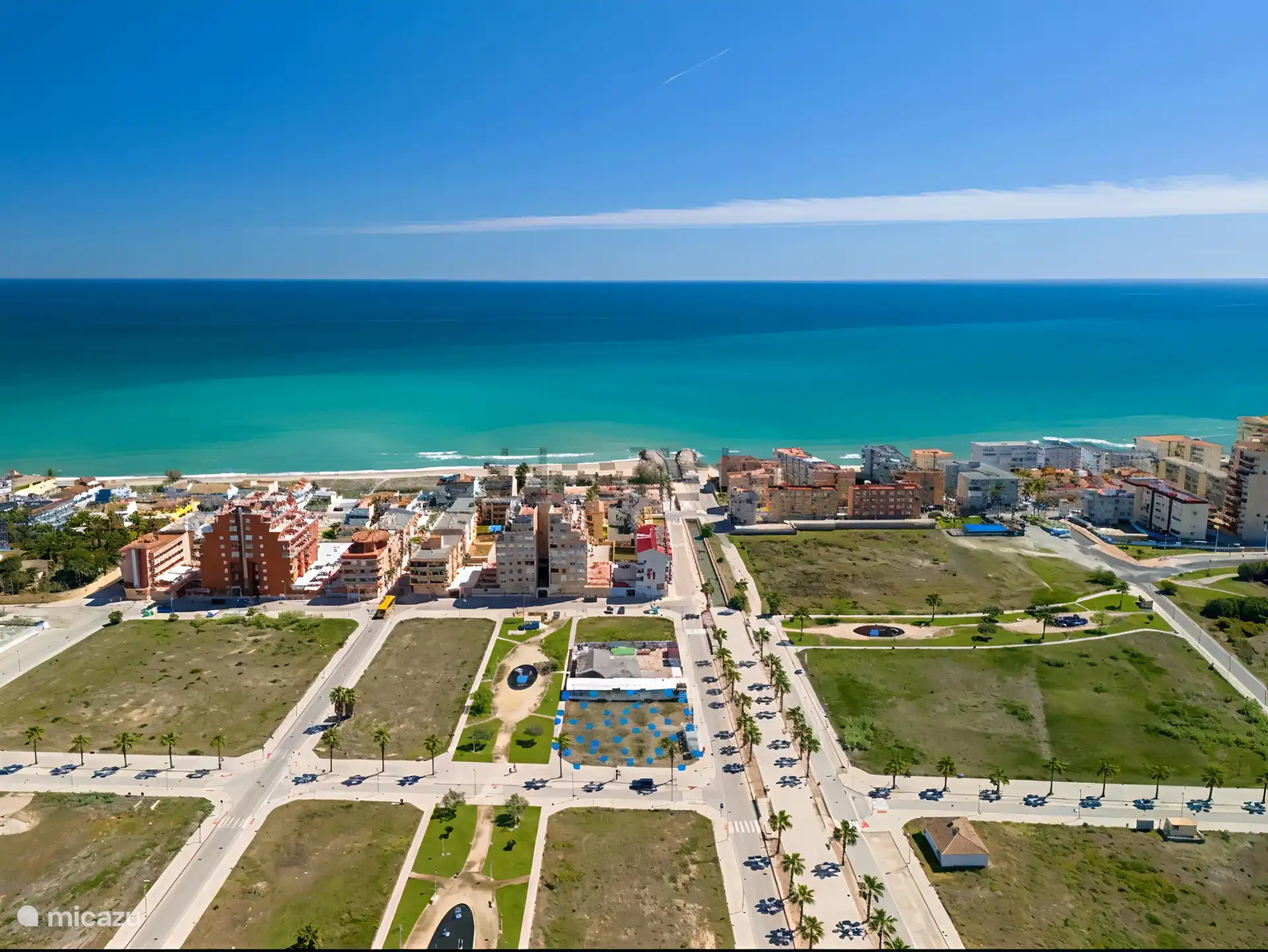 Playa Tavernes de la Valldigna vue d’en haut 