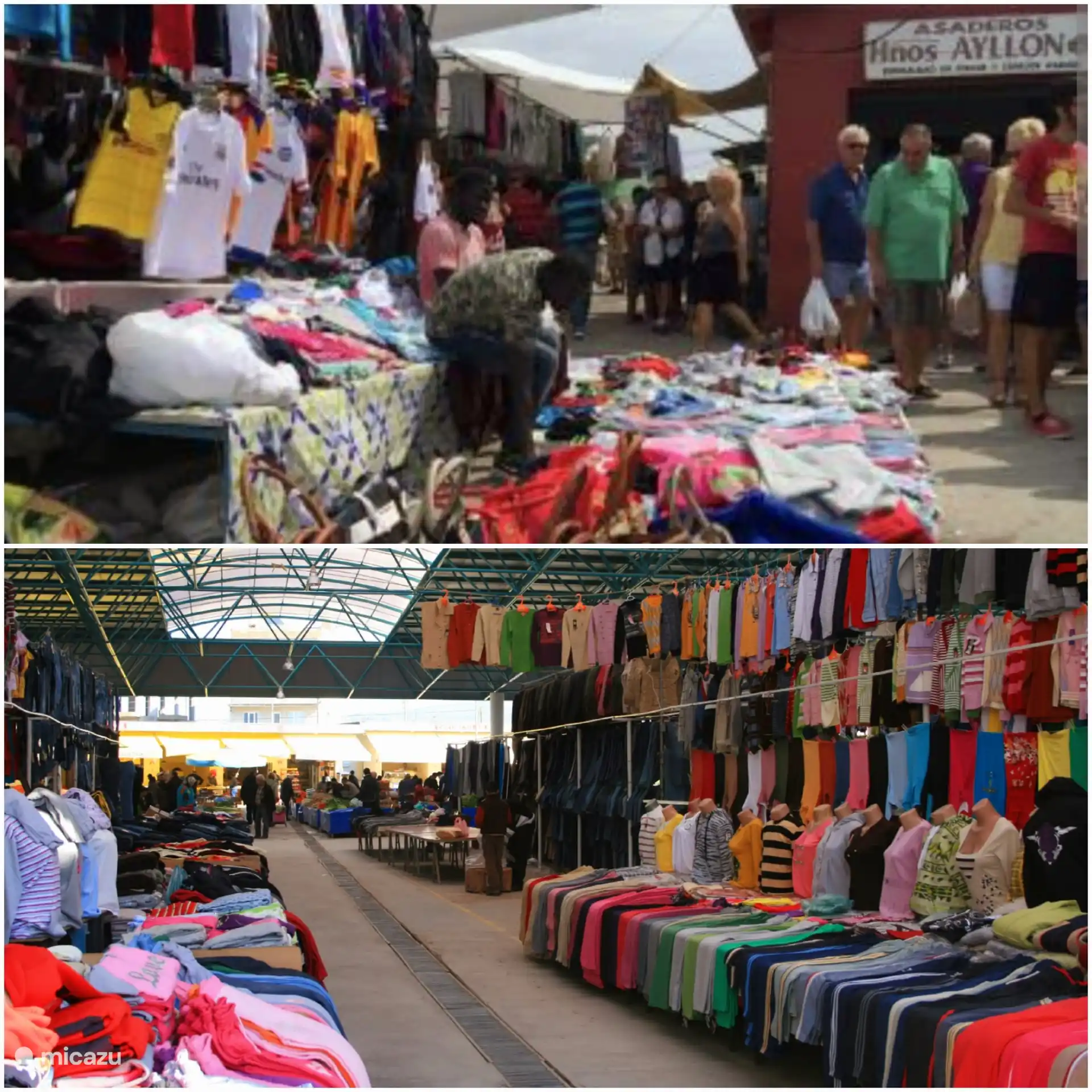 Große Auswahl aus den verschiedenen Märkten:
Der berühmte sonntägliche Zitronenbaummarkt befindet sich in der Nähe. 