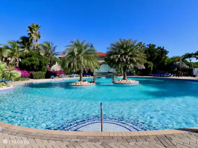 Boutique Studio Brisa - Seru Coral | Curaçao, Curaçao-Centre, Partisan du corail - studio La grande piscine de SeruCoral Resort
