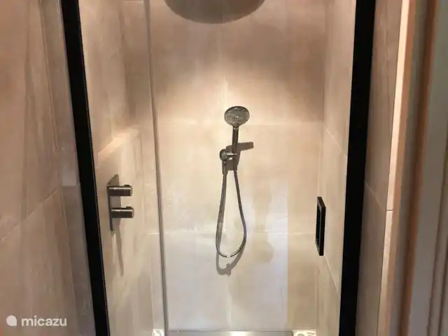 A Soulas huren in Frankrijk, Gers, Armous-et-Cau  - villa douche behorend bij kleine badkamer aangrenzend aan de masterbedroom