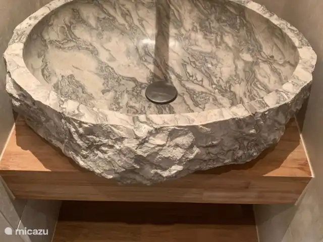 A Soulas huren in Frankrijk, Gers, Armous-et-Cau  - villa wastafel in kleine badkamer behorend bij masterbedroom