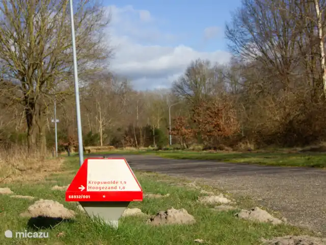 Randonnée, Pays-Bas, Groningue, Kropswolde, chalet Chalet de luxe Savâcejo dans les dunes