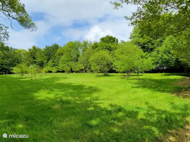 casa vacacional en Francia, Morbihan, Ploërdut – Valles de Kergue - La chouette Campo de fondo