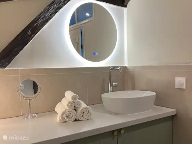 Maison Toile Moss | France, Dordogne, Cherval - maison de vacances Salle de bain luxueuse entièrement équipée