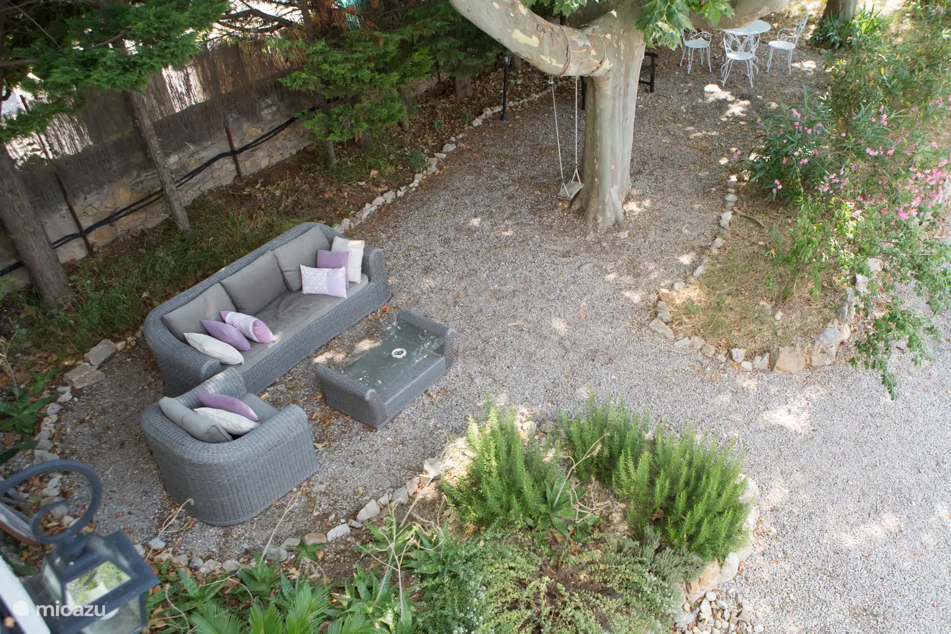 Vue depuis les gîtes supérieurs 