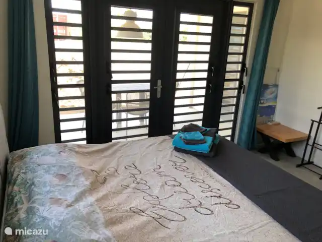 KasDes Bonaire appartement 1 huren in Bonaire, Bonaire, Kralendijk - appartement Uitzicht slaapkamer