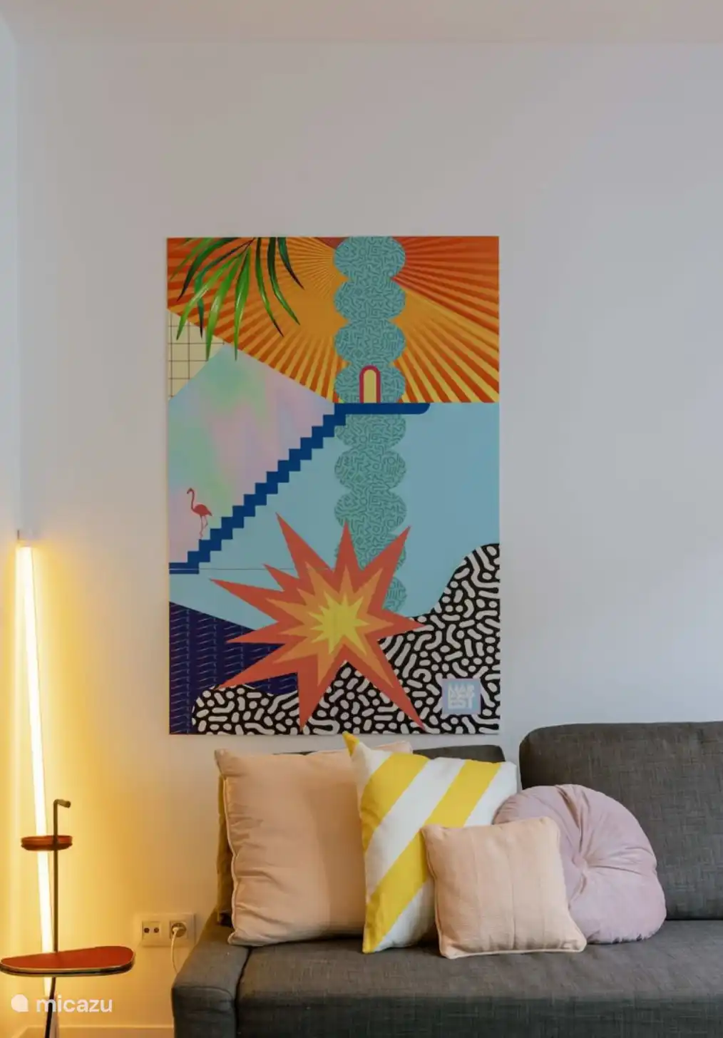 Colorida obra de arte de Antonyo Marest.