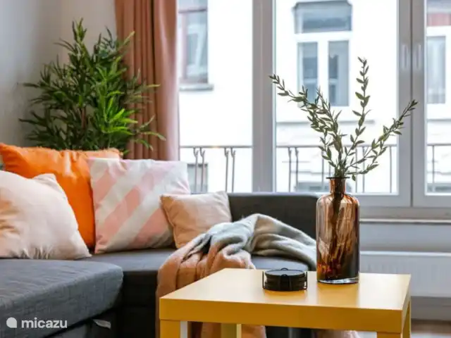ArtPartment huren in België, Antwerpen, Antwerpen - appartement Een gezellige impressie van de woonkamer