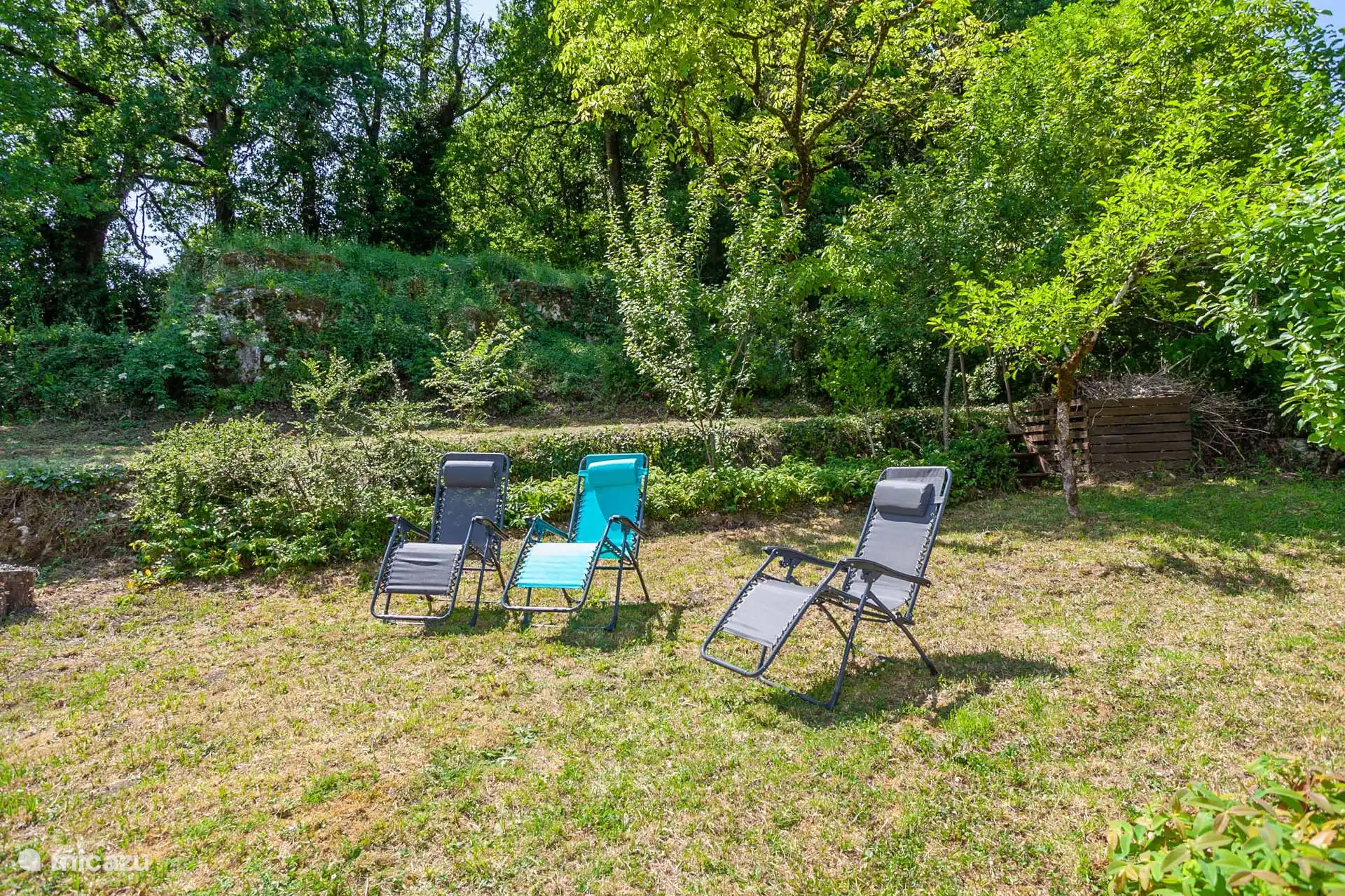 Der Garten mit Blick nach Nordwesten