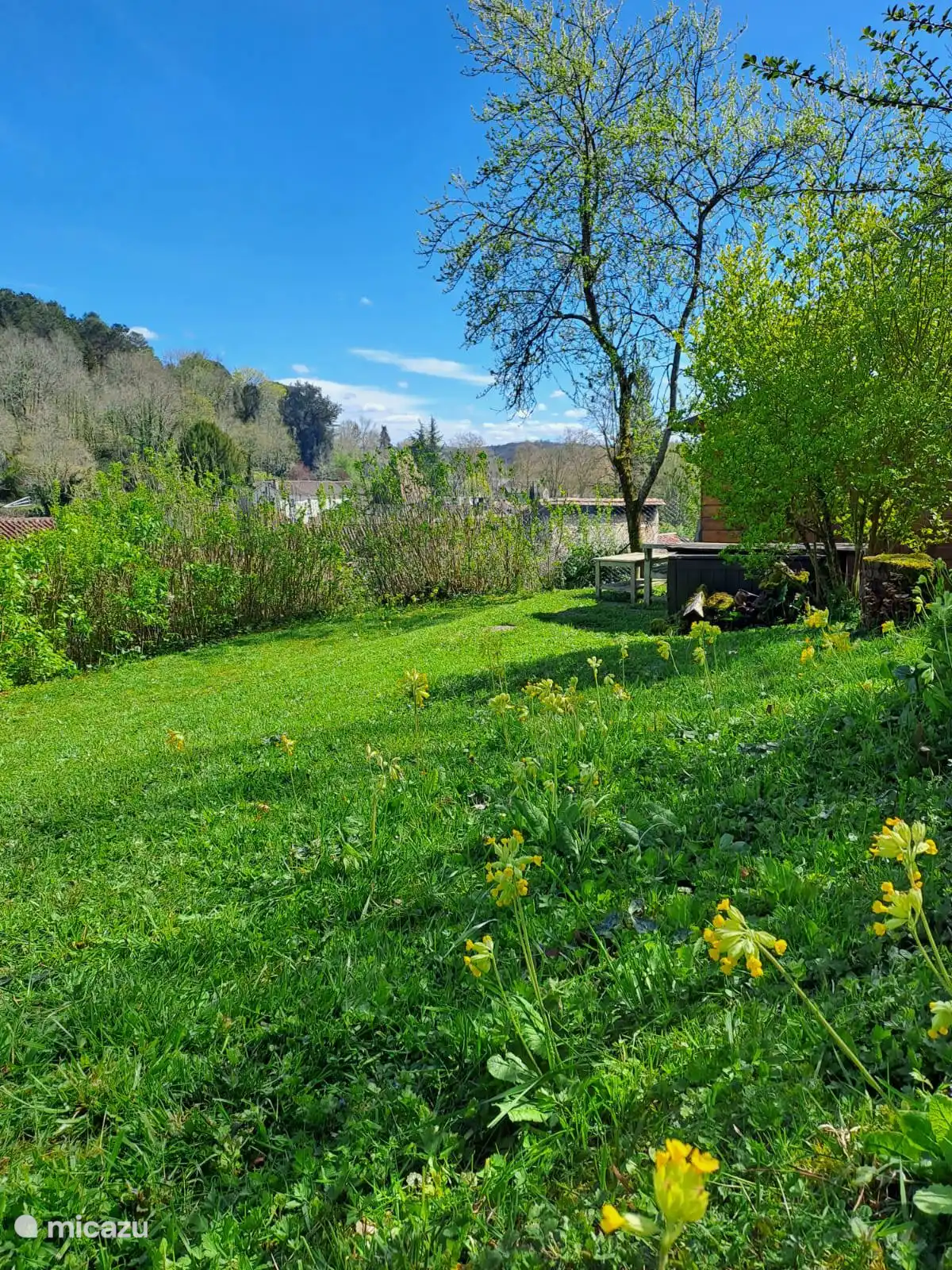 Der Garten - nicht zu übersehen - im Südosten