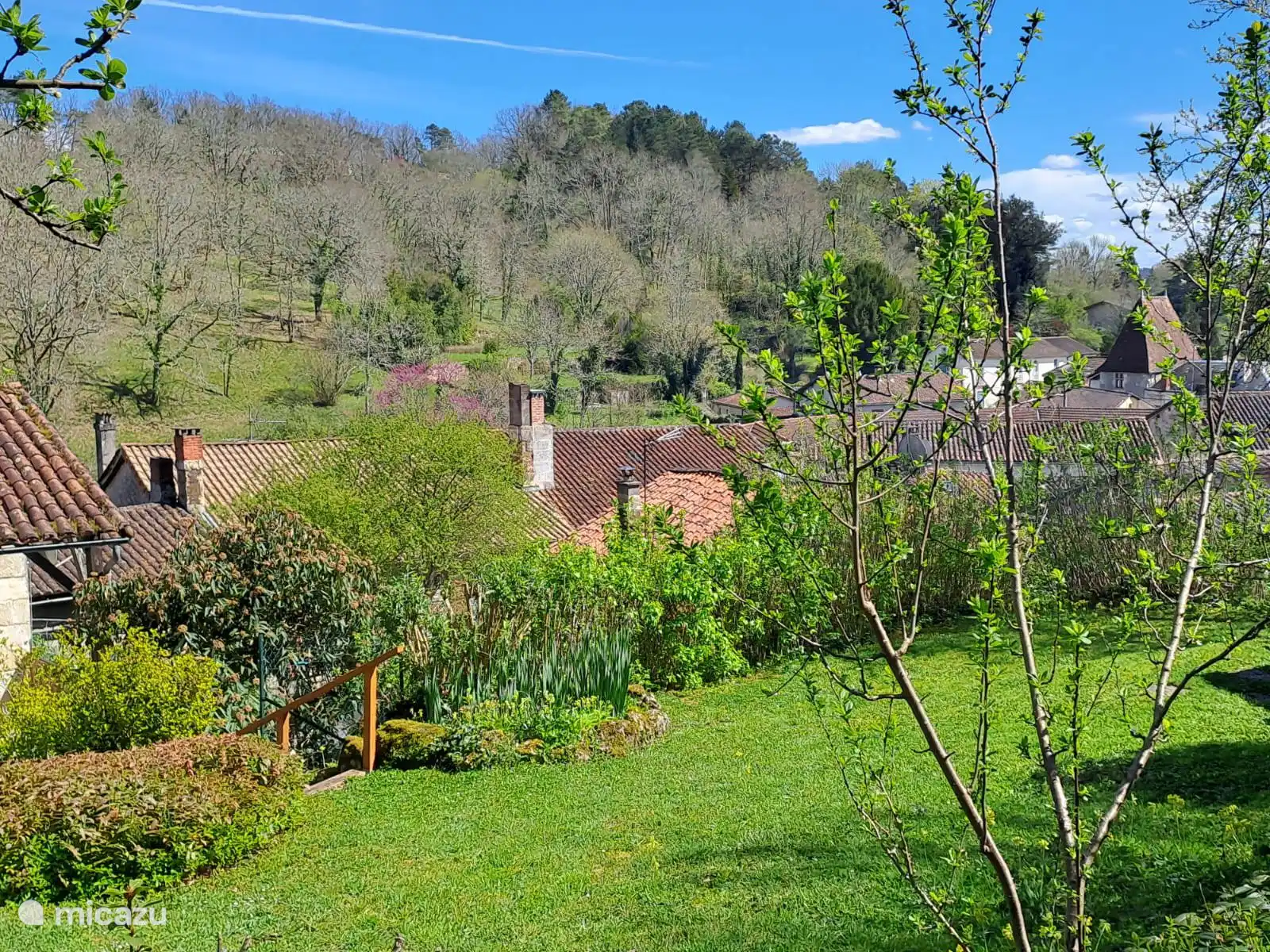 Blick nach Osten, über die Dächer der Nachbarn