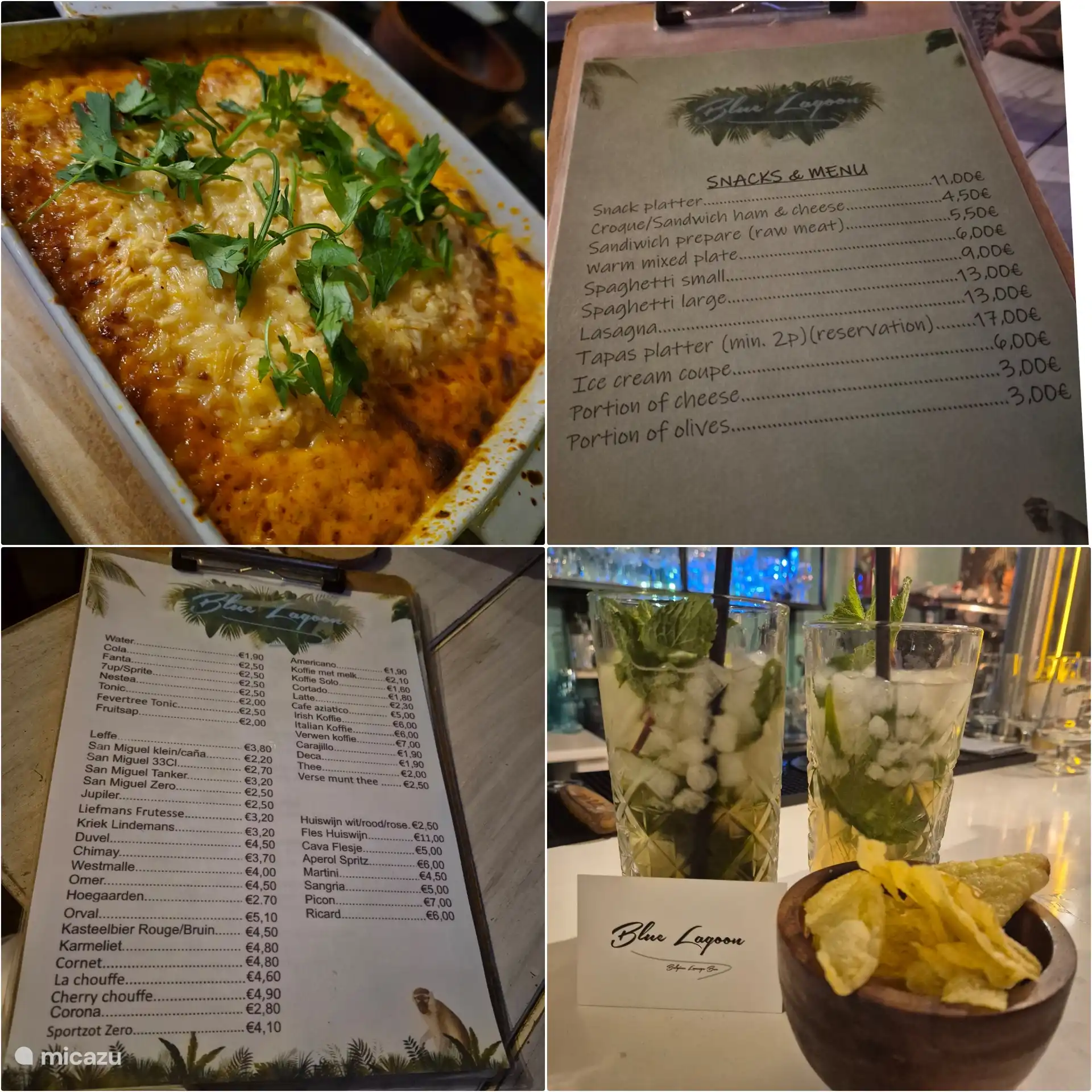 Leuk eettentje Blue Lagoon