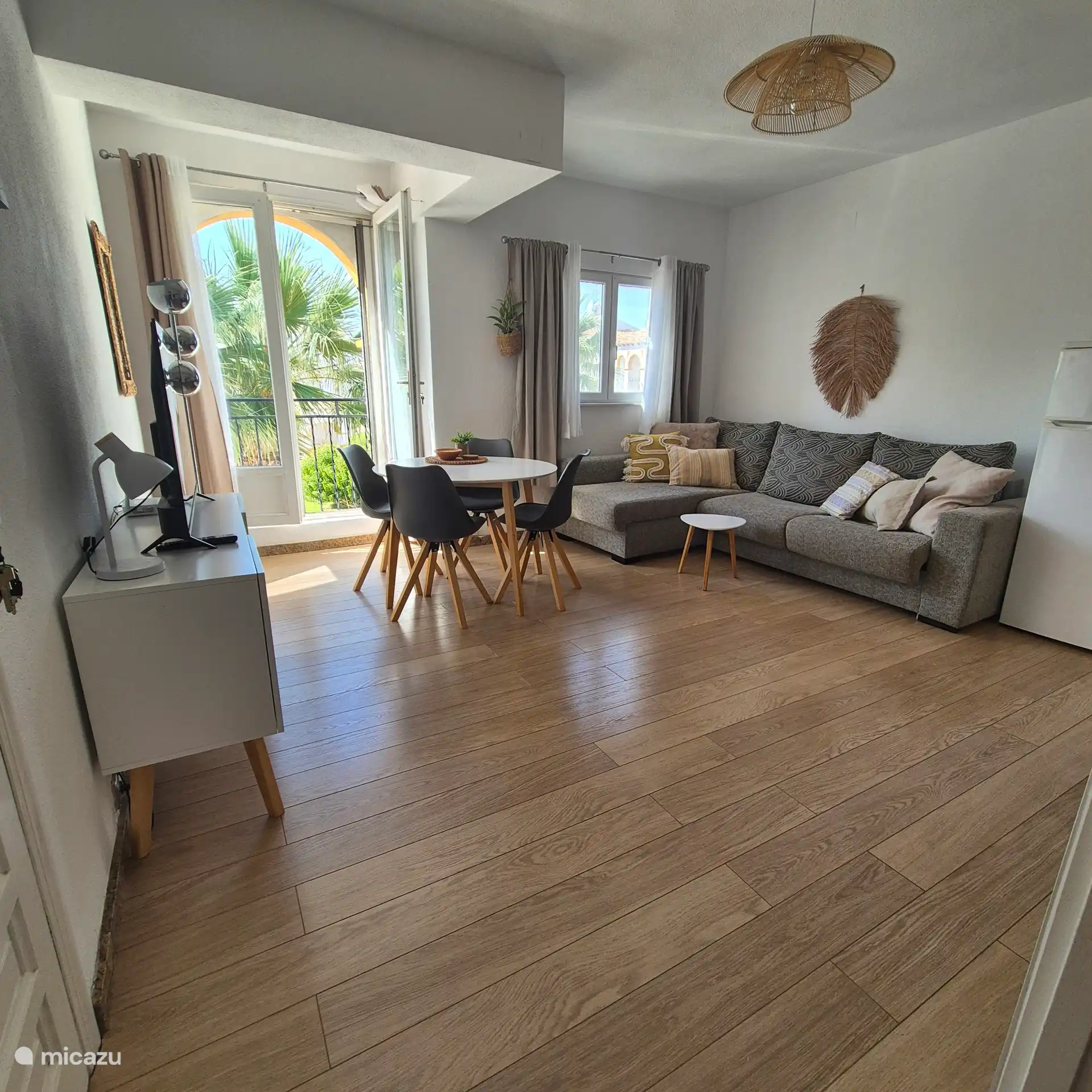 Woonkamer met slaapbank