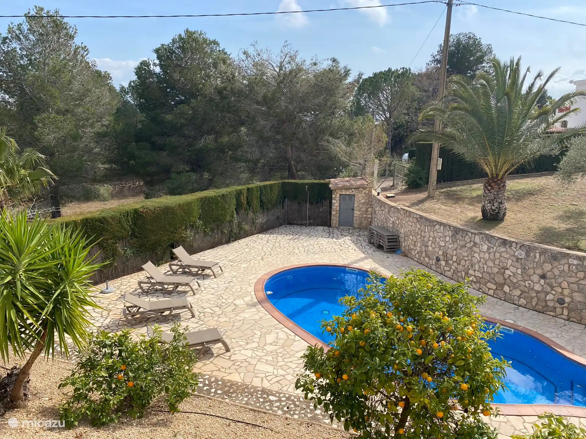 Schwimmbad mit Terrasse