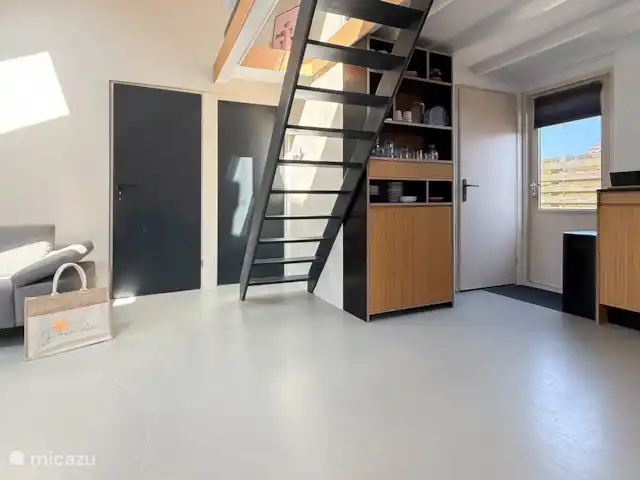 La Maison des Dunes | Pays-Bas, Hollande du Nord, Egmond aan den Hoef - maison de vacances Escalier vers le grenier