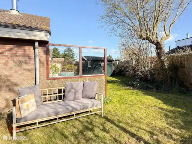La Maison des Dunes | Pays-Bas, Hollande du Nord, Egmond aan den Hoef - maison de vacances Jardin ensoleillé, entourant la maison de vacances.