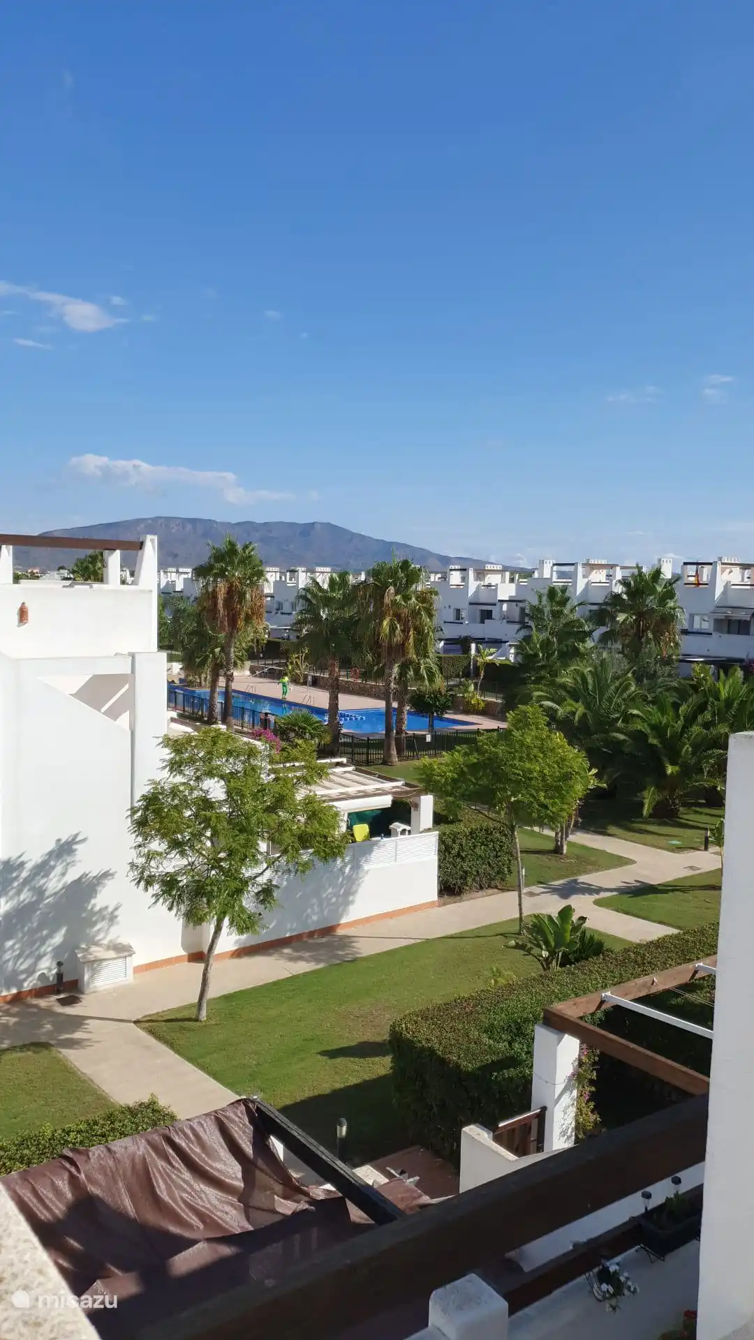 Schwimmbad vor der Tür. Es gibt insgesamt 13 Schwimmbäder, die über den gesamten Park verteilt sind.