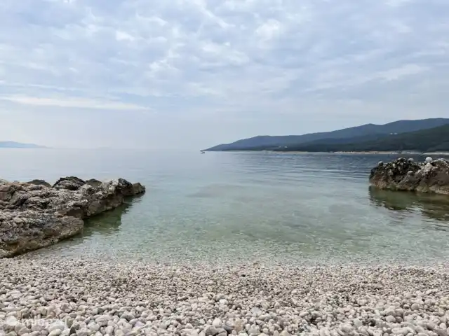 apartamento en Croacia, Istria, Labin – Apartamento Vilete Playa cercana: Rabac a primera hora de la mañana