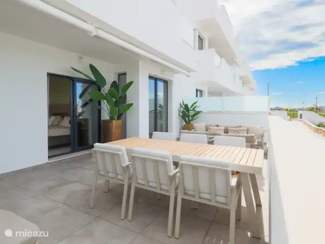 Casita Gigi | Espagne, Costa Cálida, Los Alcázares - appartement Belle terrasse avec trois portes coulissantes accessibles