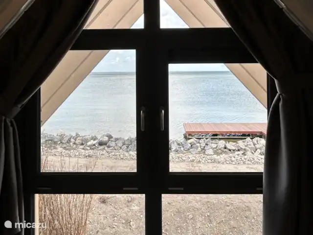 Villa de plage sur l’IJsselmeer 8 pers | Pays-Bas, Hollande du Nord, Enkhuizen - maison de vacances Belle vue depuis votre lit sur la chambre 3