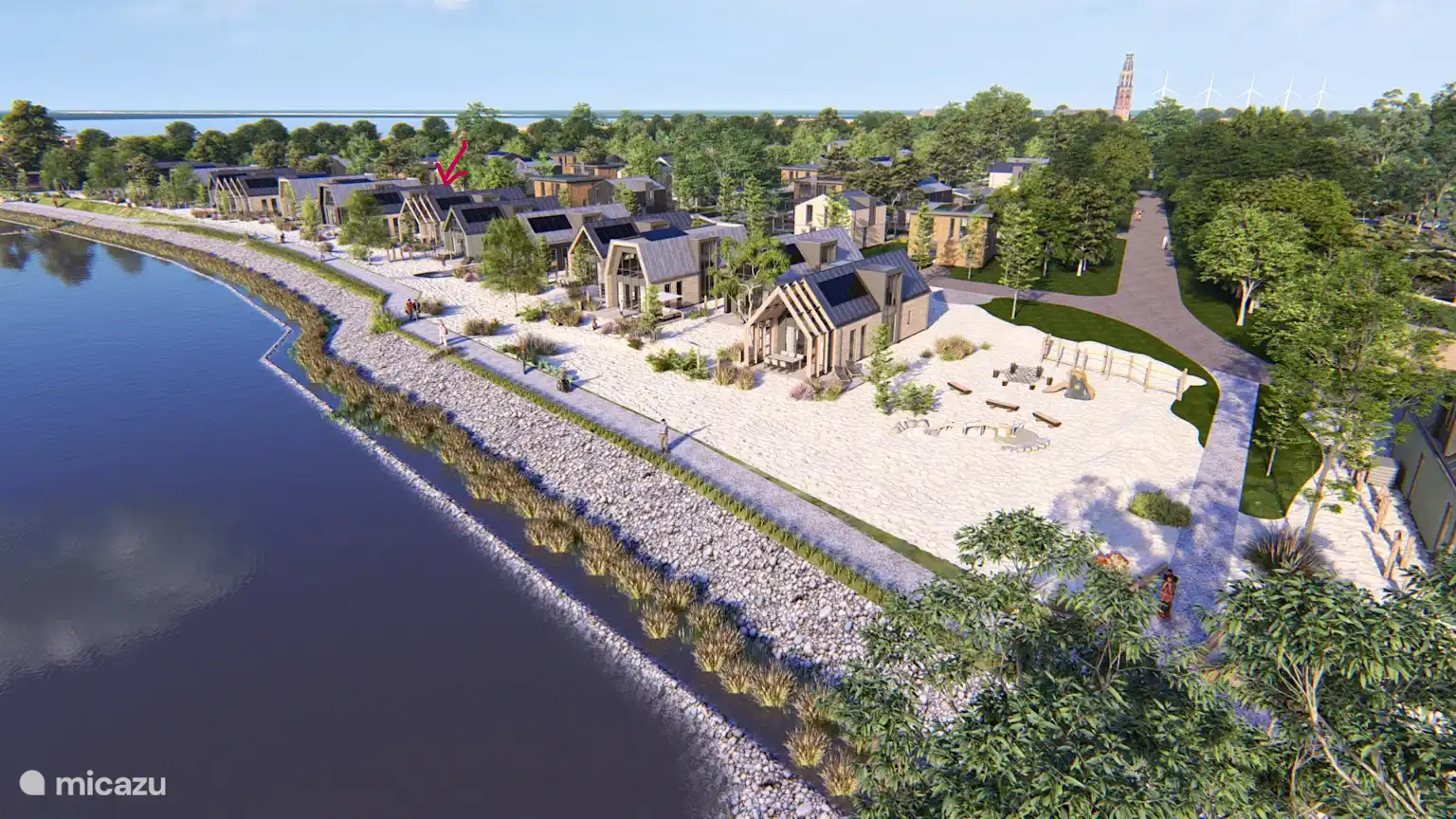 Plage et aires de jeux