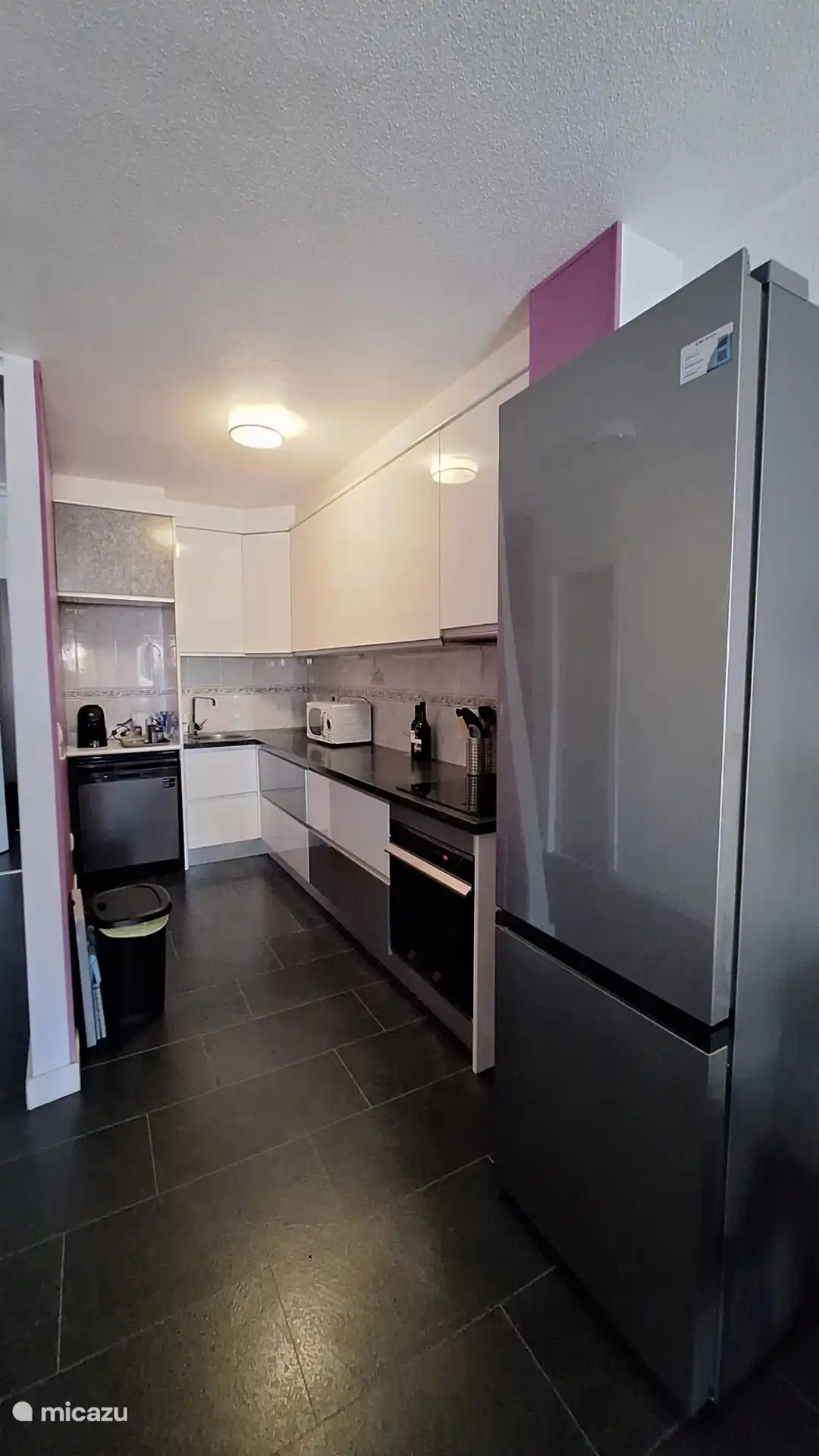 Cuisine spacieuse avec toutes les décorations, y compris le lave-vaisselle