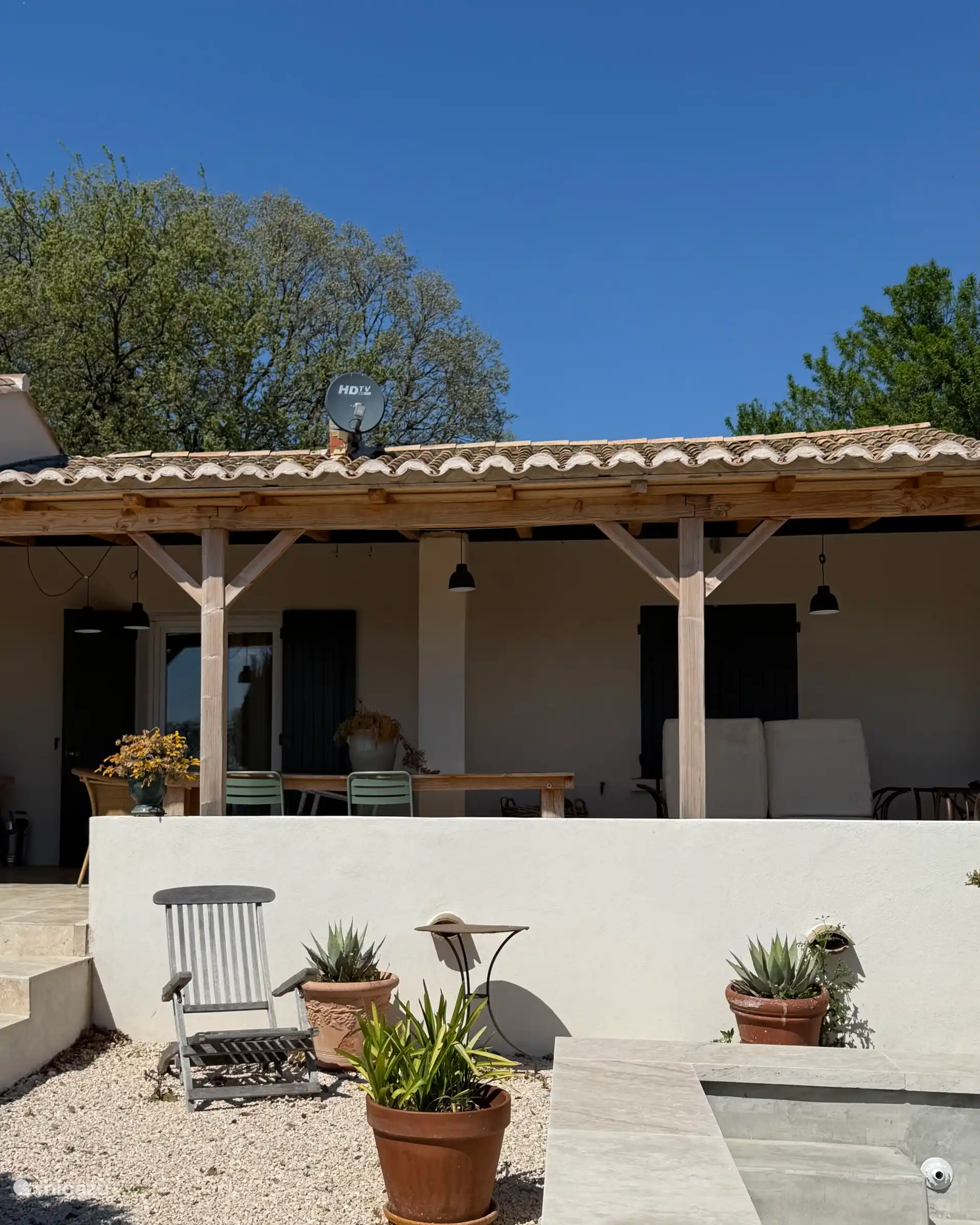 la terrasse couverte