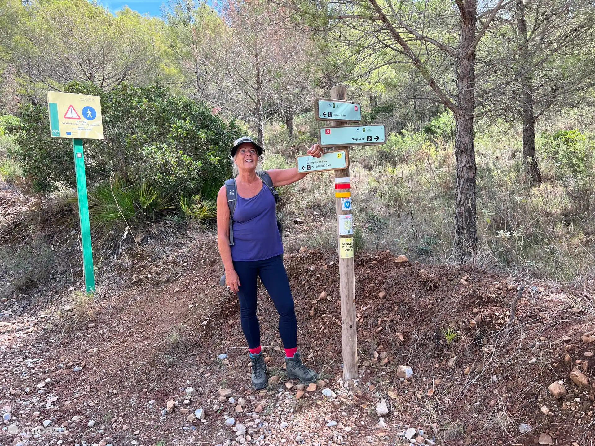Wanderung in der Nähe der Höhlen von Nerja