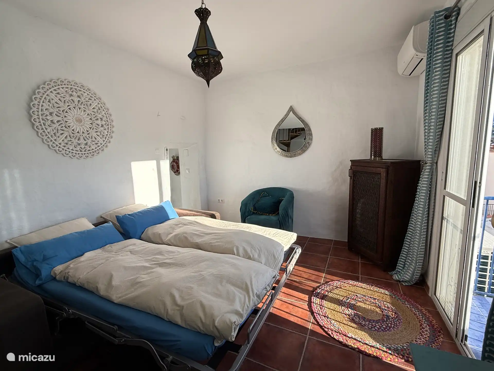 Schlafsofa im Wohnzimmer 