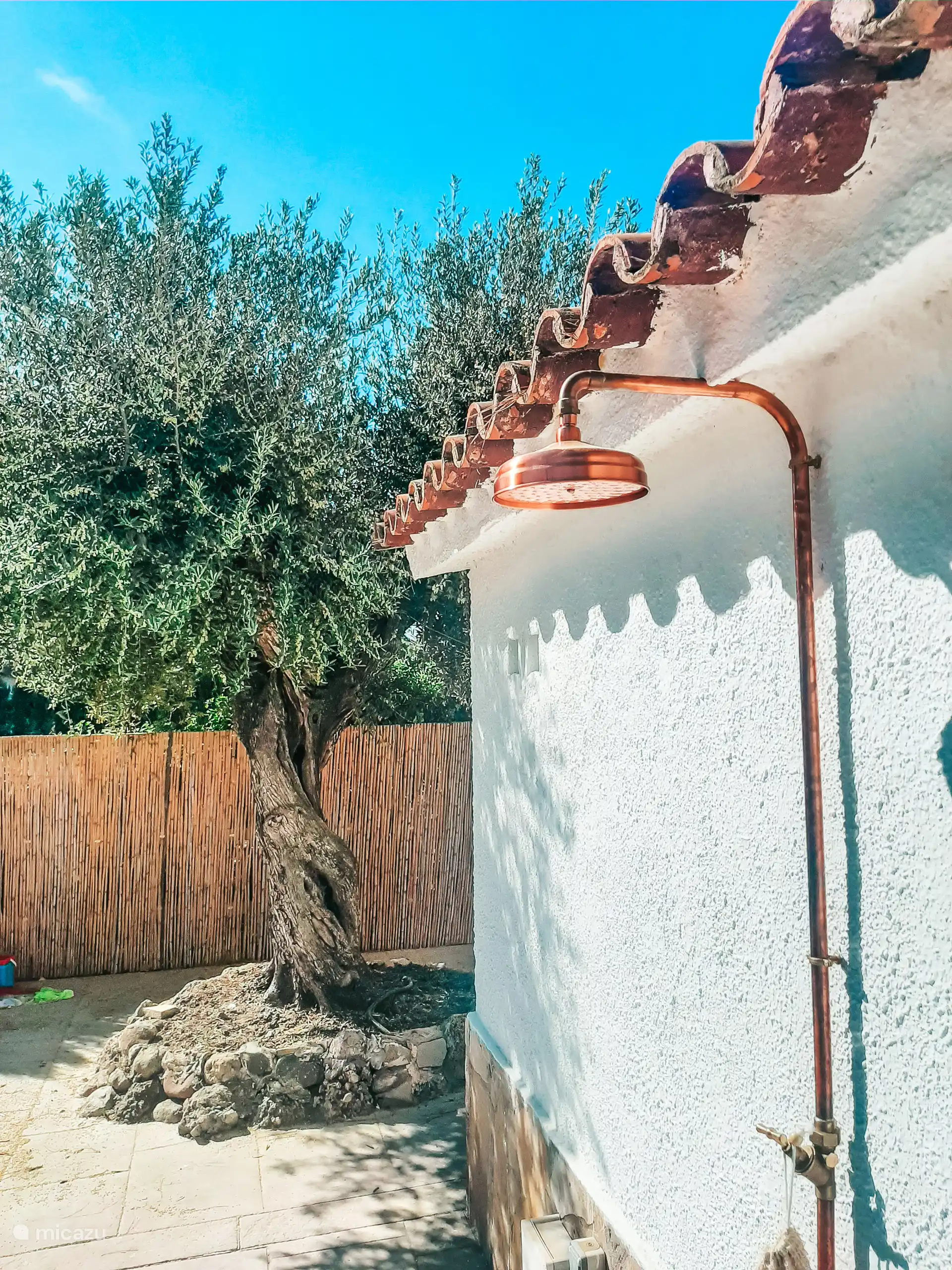 Die schöne Außendusche