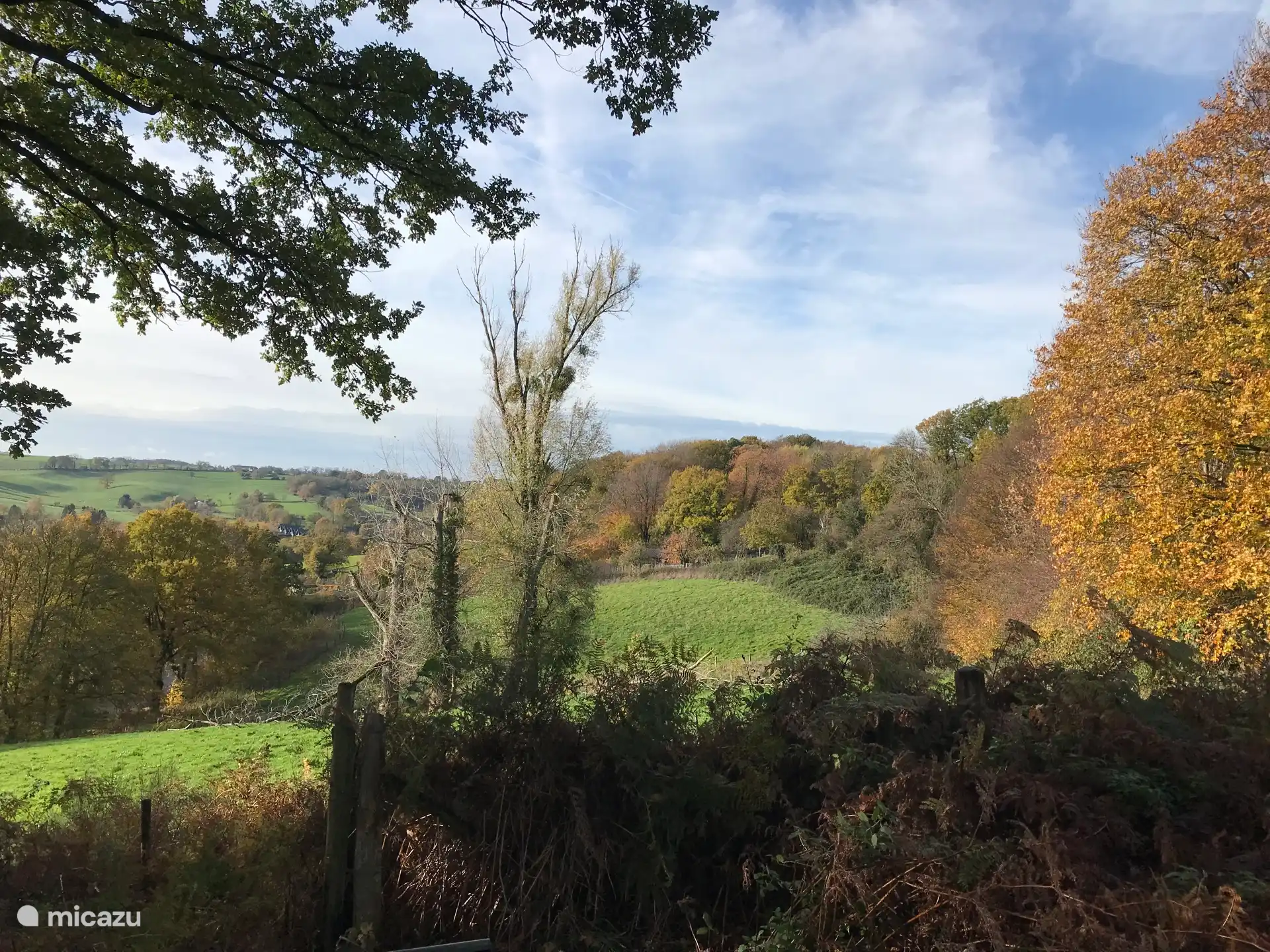 Blick vom Loorberg über das Tal.