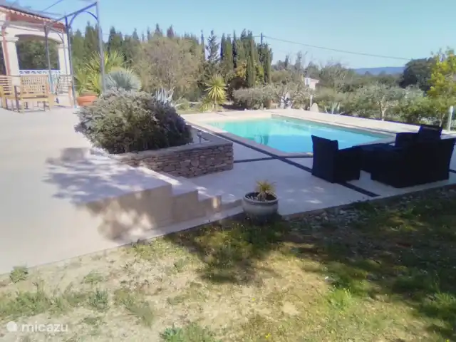 Location de Vacances France, Hérault, Siran-Najac, villa - La Cremade Piscine plein sud