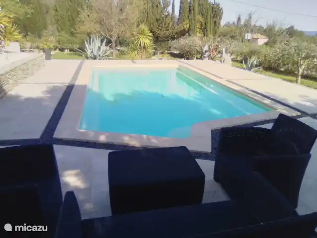 Location de Vacances France, Hérault, Siran-Najac, villa - La Cremade Piscine 8x4m