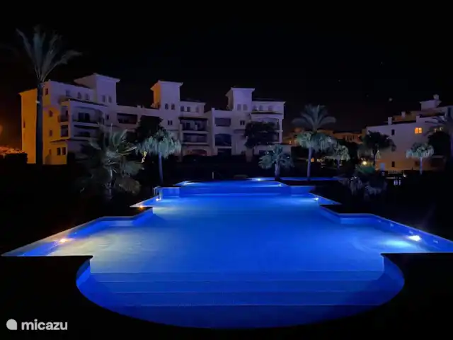 Calle Atlantico 82 3A - Penthouse huren in Spanje, Costa Cálida, Sucina - penthouse Zwembad bij nacht