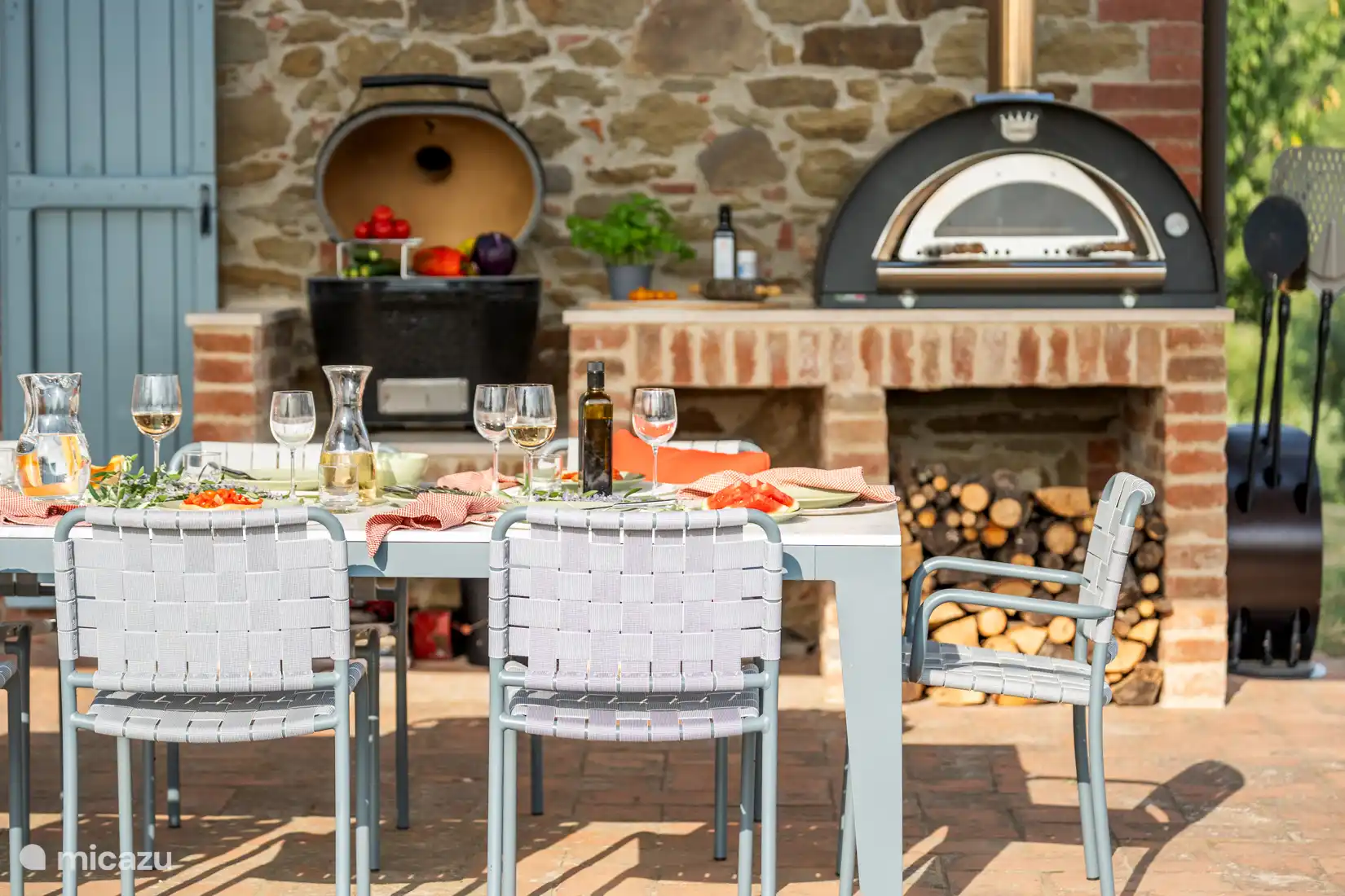 Belle cuisine extérieure