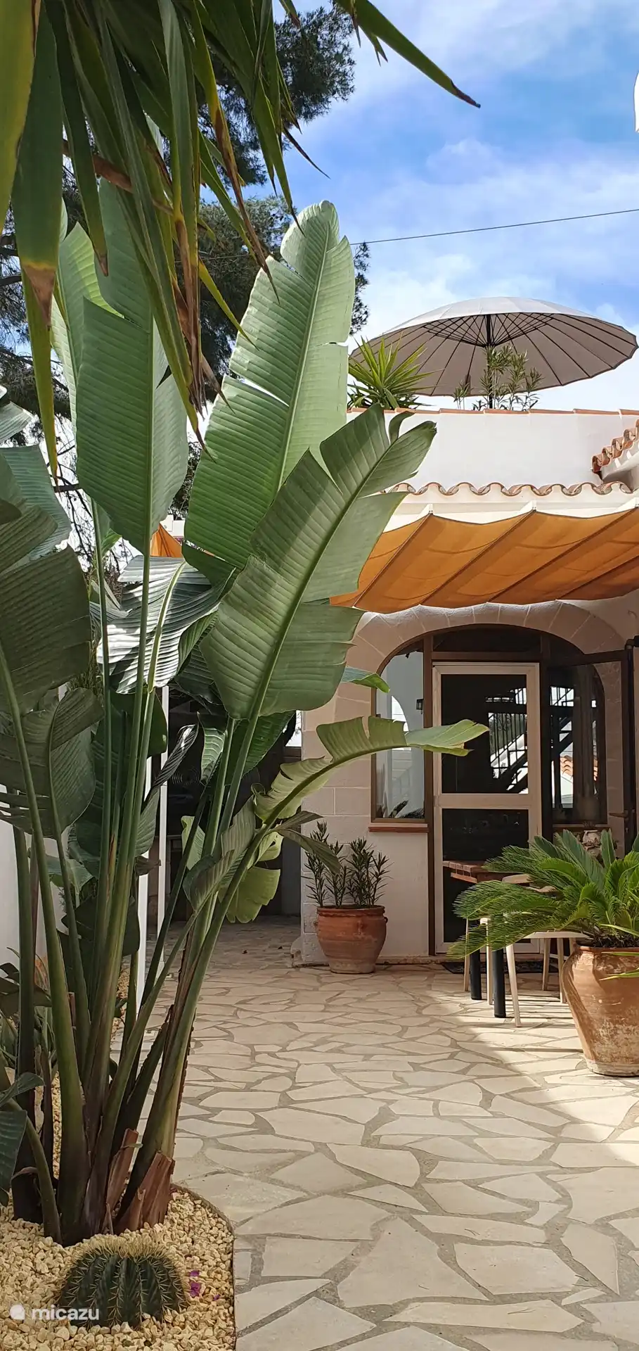 Entrance house and terrace