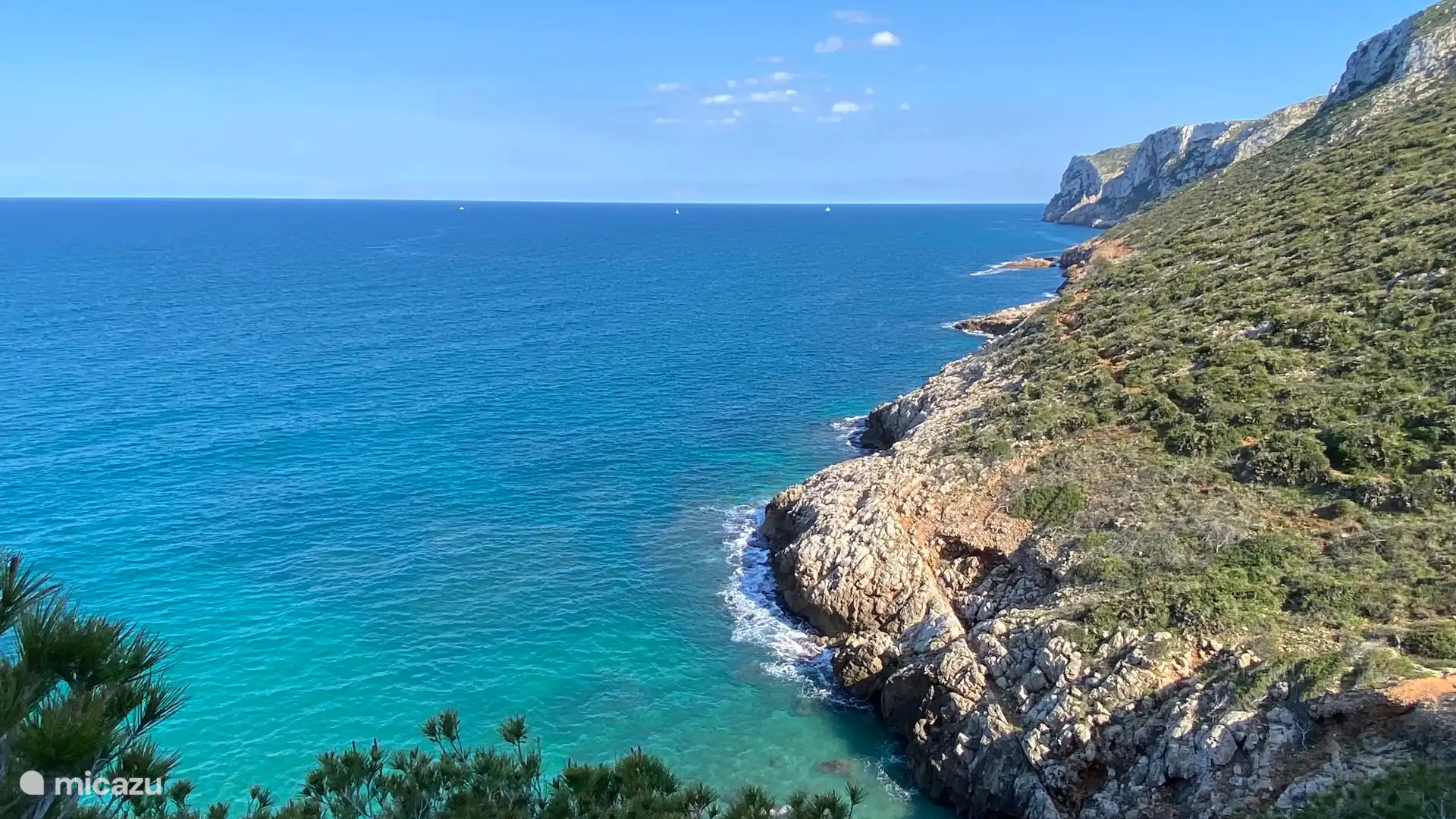 Randonnée vers les grottes de Denia