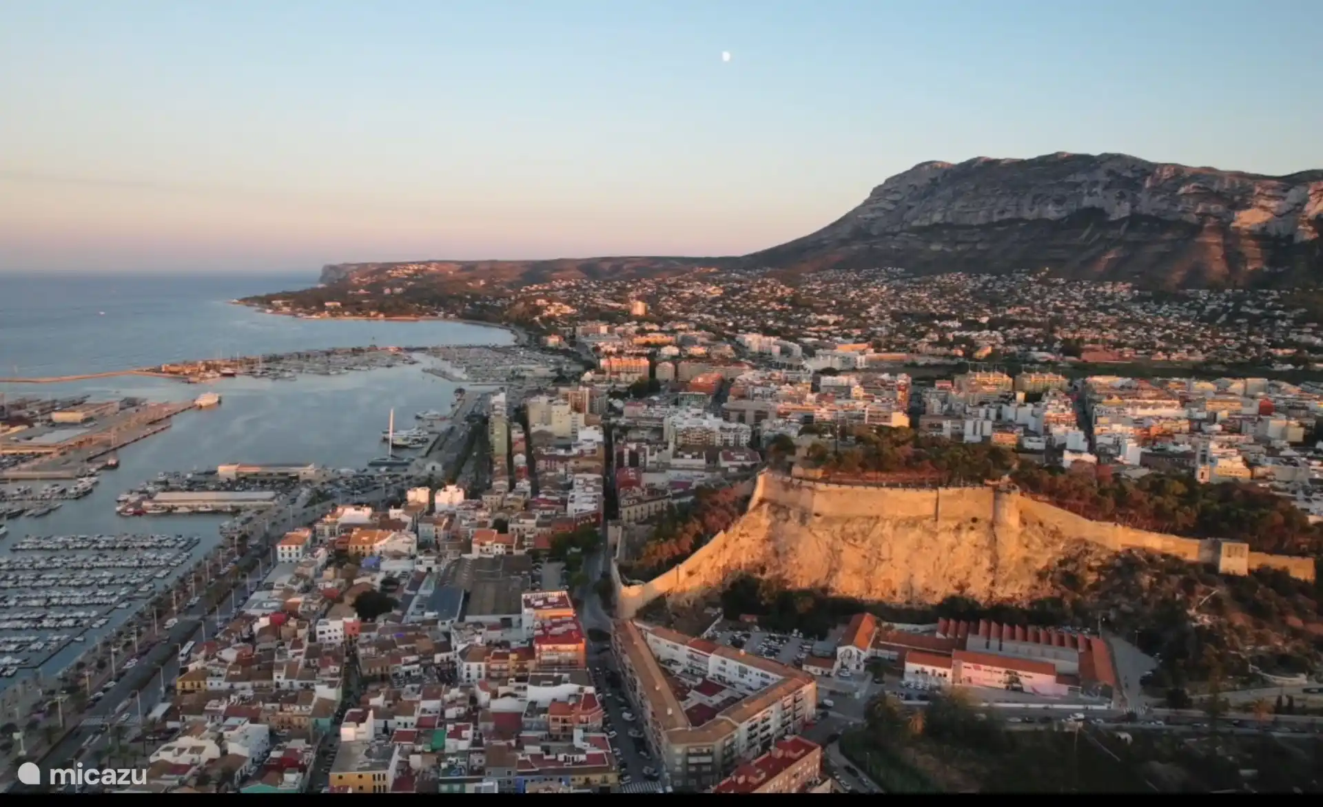 Dénia vu d’en haut