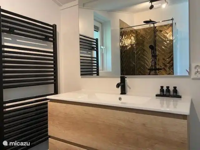 Dormir entre les dunes | Pays-Bas, Hollande du Nord, Saint Martin - maison de vacances Salle de bain au rez-de-chaussée