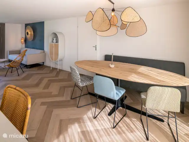 Dormir entre les dunes | Pays-Bas, Hollande du Nord, Saint Martin - maison de vacances Salon et table à manger