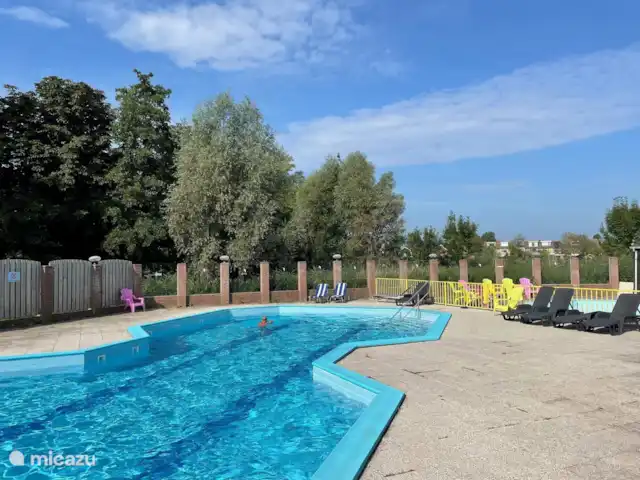 Dormir au bord de la mer | Pays-Bas, Hollande du Nord, Saint Martin - maison de vacances Piscine communale parc de vacances