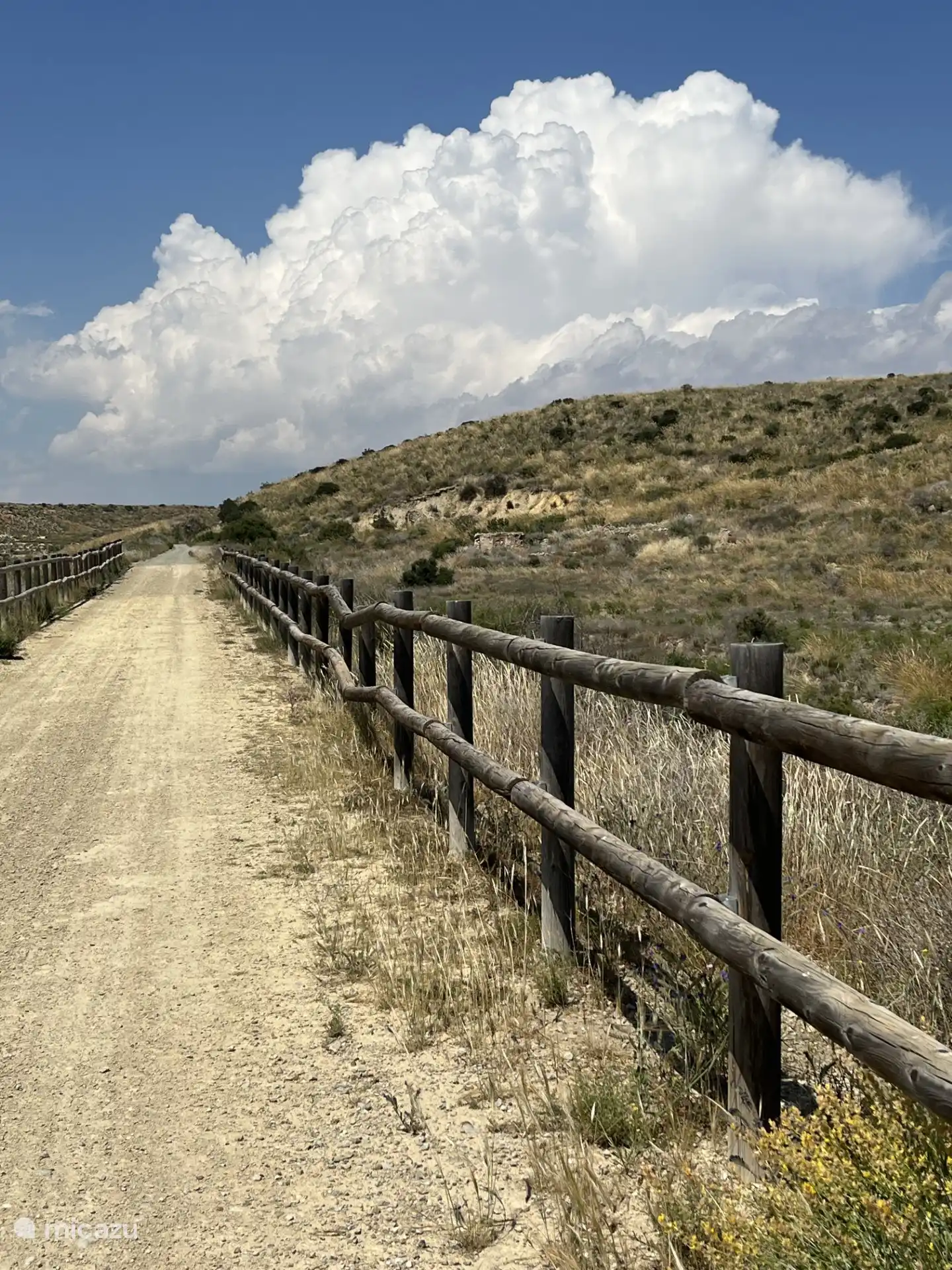 Wander- und Radweg für Ruhesuchende